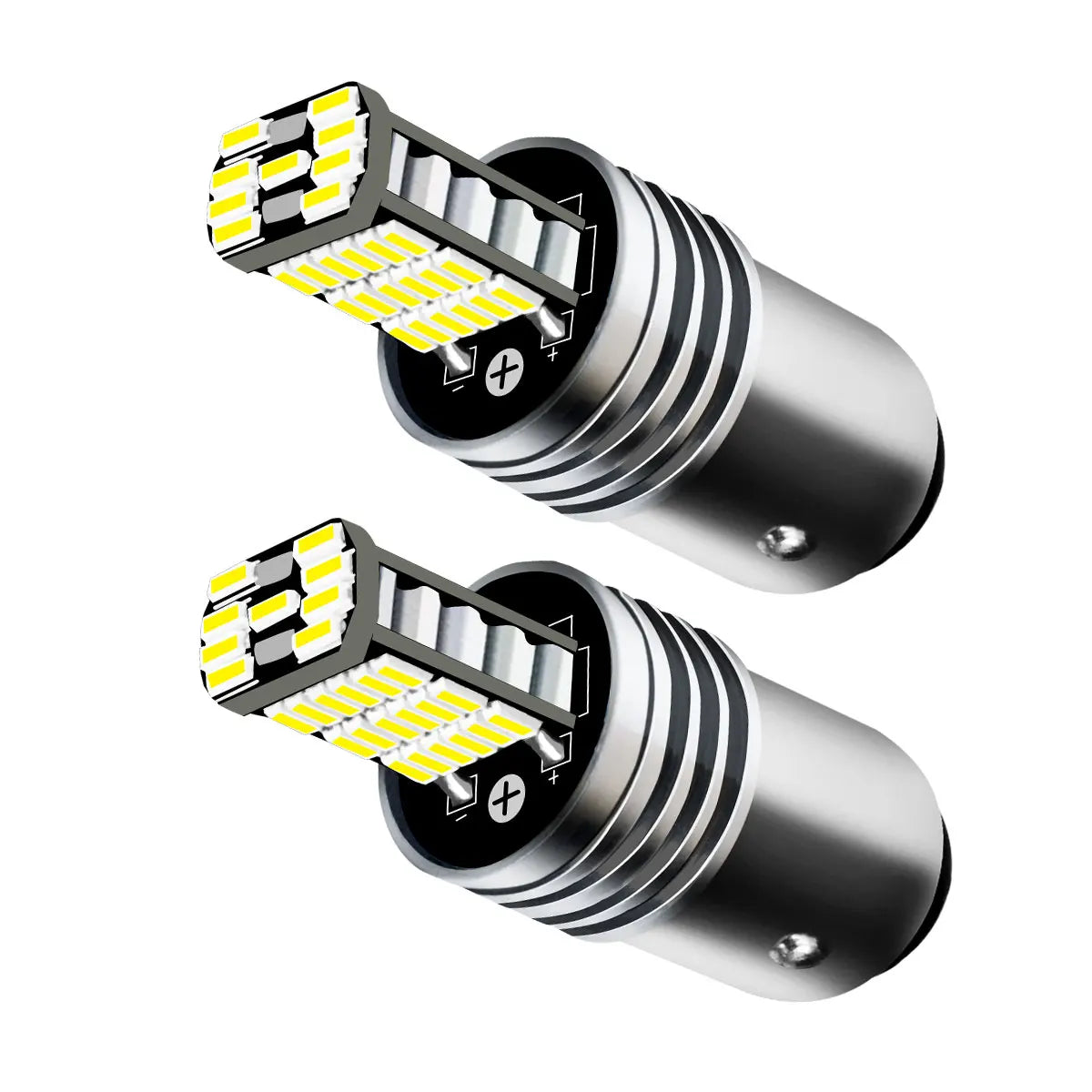 Super Bright 2PCS 1156 ba15s P21W Reverse bulbs4014 Rear