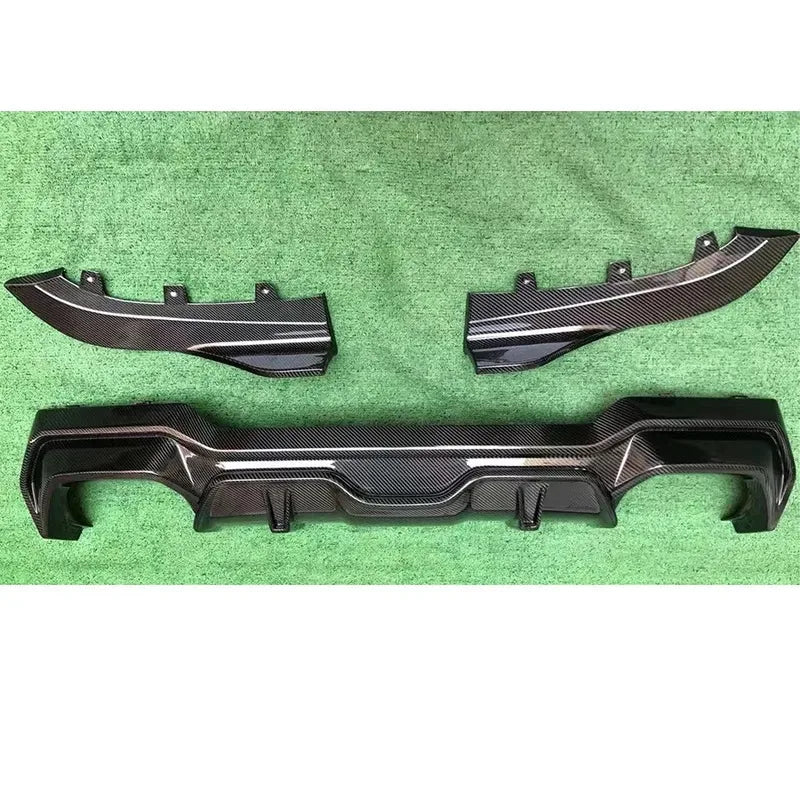 For BMW 4 Series G22 G23 Carbon Fiber Diffuser Rear Bumper