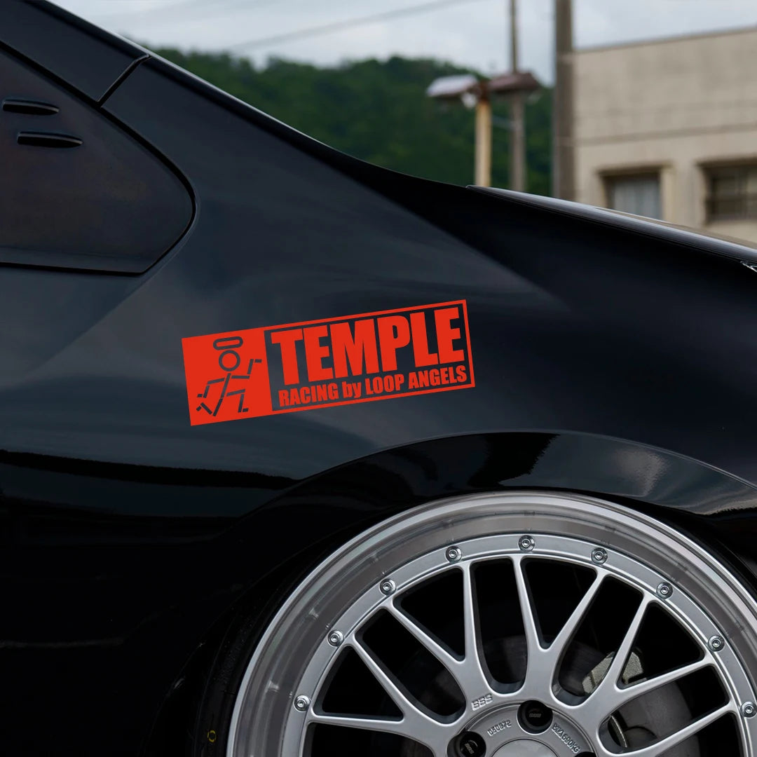Temple Racing Loop Angels Jdm Sticker Creativity Modified Window