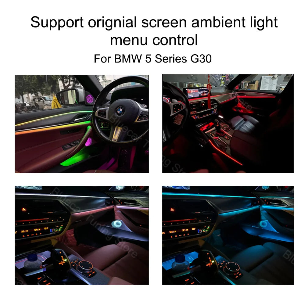 For BMW 5 Series G30 G30 Colors Dynamic Ambient Interior