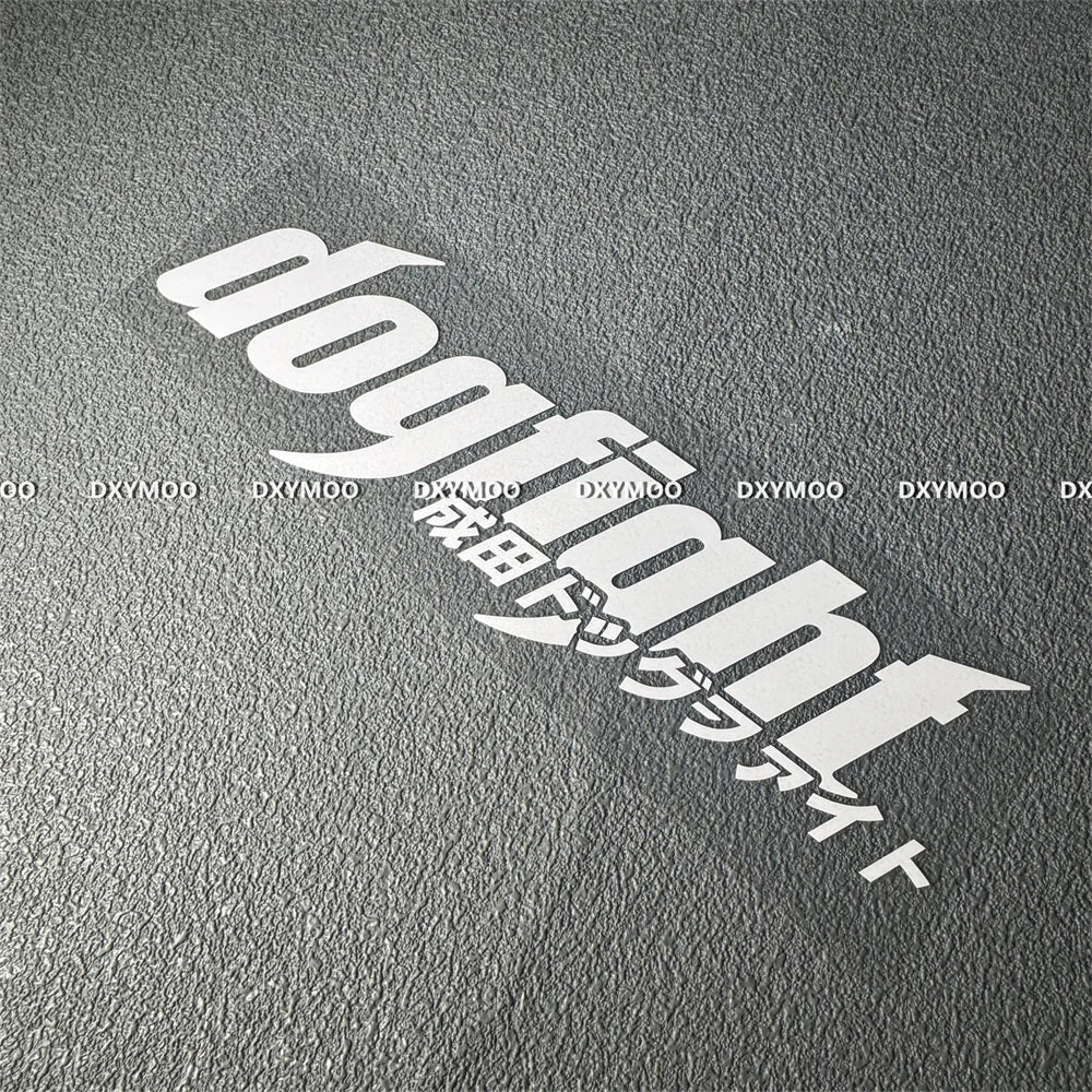 For Drift Dogfight Japanese Modified Decal Sticker Vinyl Motor