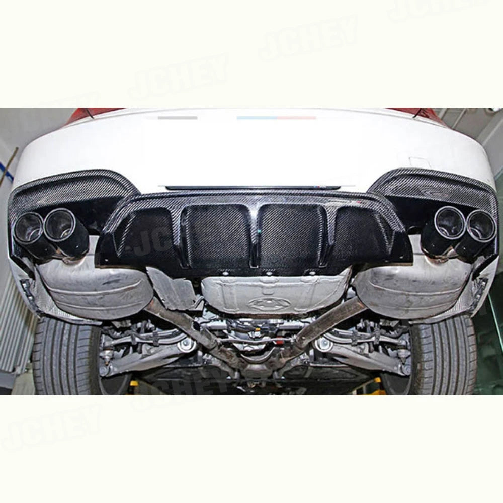For BMW 6 Series F06 F12 Jchey Dry Carbon Fiber Rear Bumper