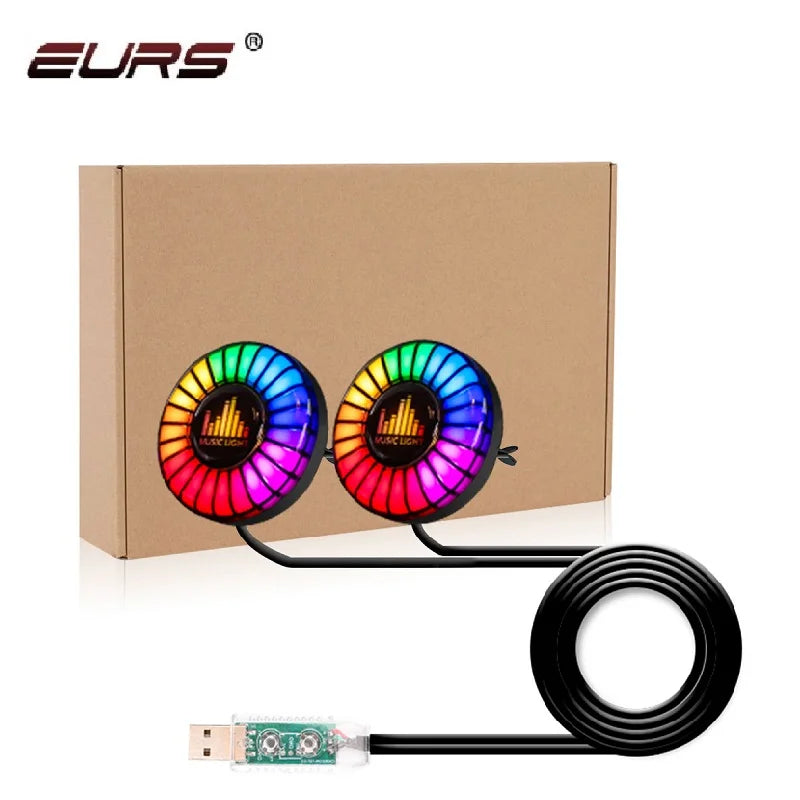 2IN1 Atmosphere Vent Sound Control Rhythm Vibration Automobile