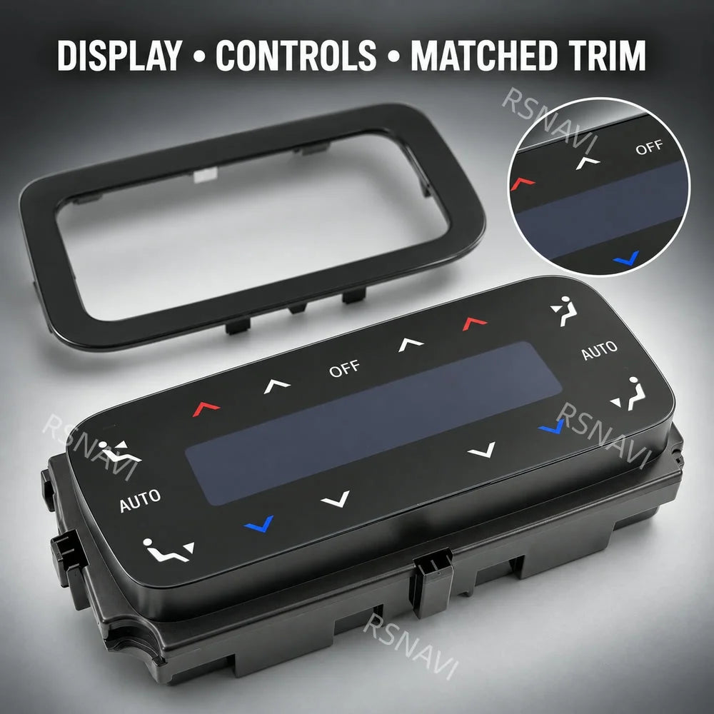Rear Cabin Climate Control Panel Cover Ambient Lighting
