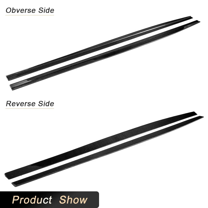 For BMW 5 Series G30 M-Sport Full Carbon Fiber Side Skirts