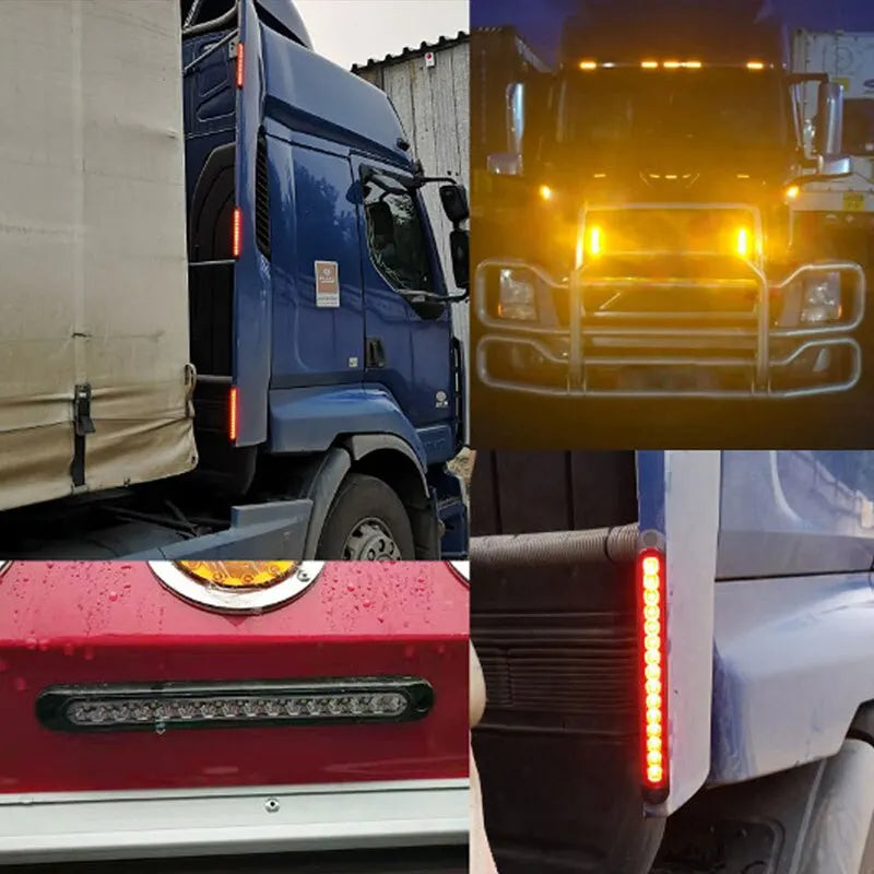 1X Bar 15LED Bulbs Truck SUV Rv Brake Signal