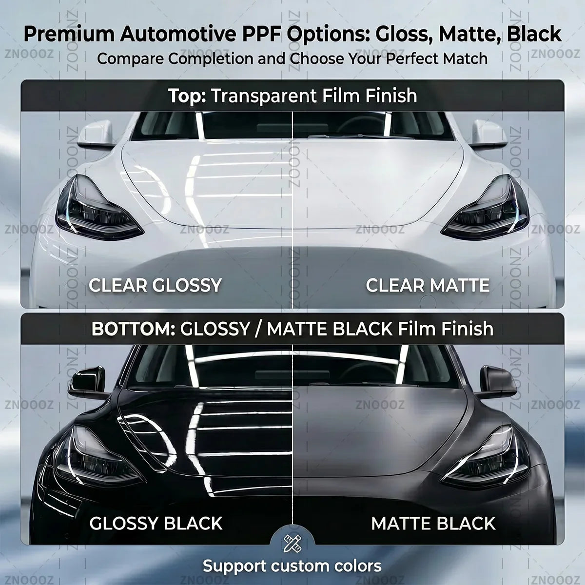 For Mercedes-Benz C Amg C43 W205 2018-2021 pre-cut Tpu Ppf Self