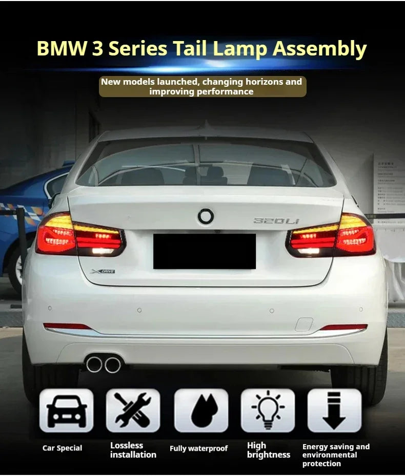 For BMW 3 Series F30 F35 Ft Taillights 2012-2018 Tail Dynamic