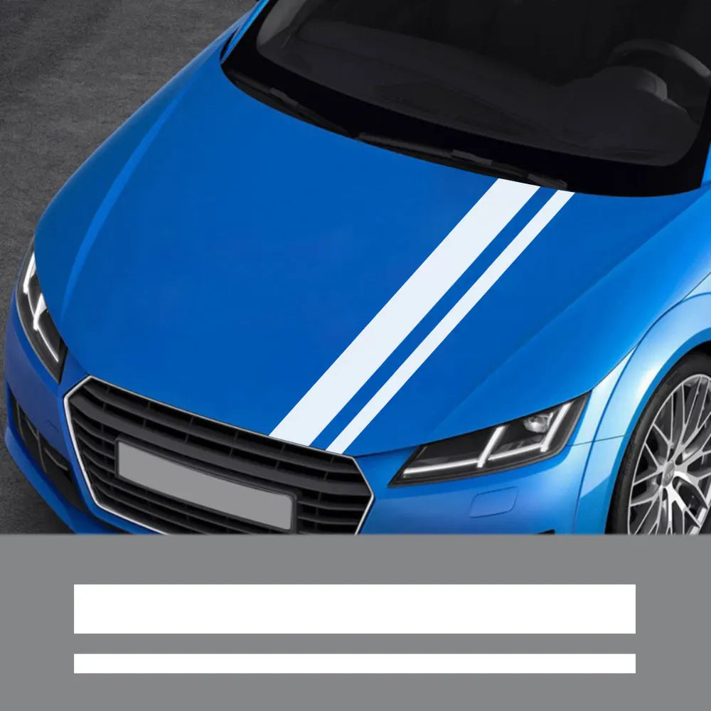 Hood Cover Sticker Vinyl Film Racing Stickers Tuning Long