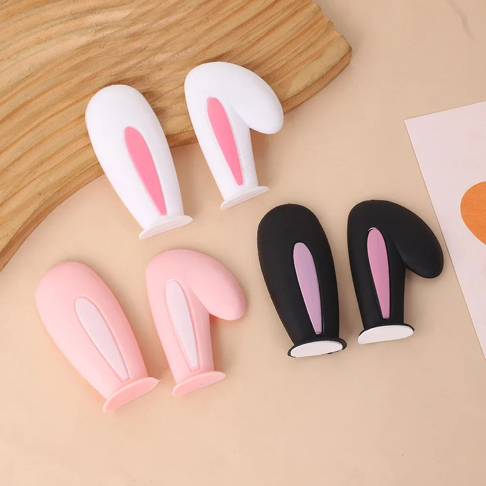 1pair Set Cute Rabbit Ears Motorcycle Helmet Waterproof Motocross