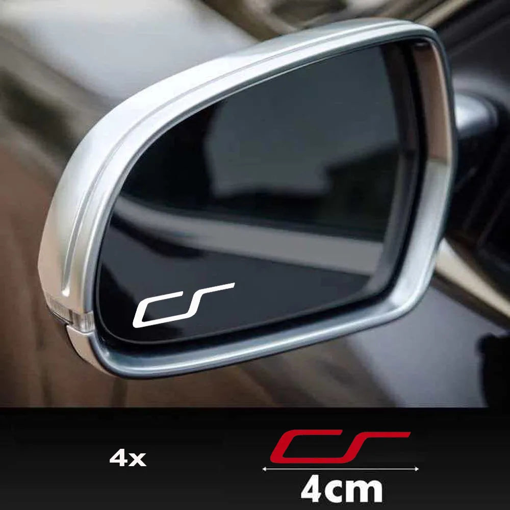 4PCS Reflective Vinyl Stickers Body Decor