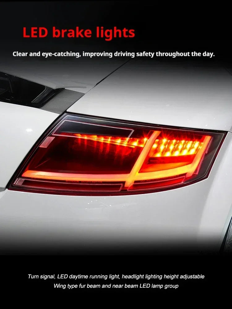 For Audi Tt Taillights 2006-2014 Full Ft Tail Dynamic Turn