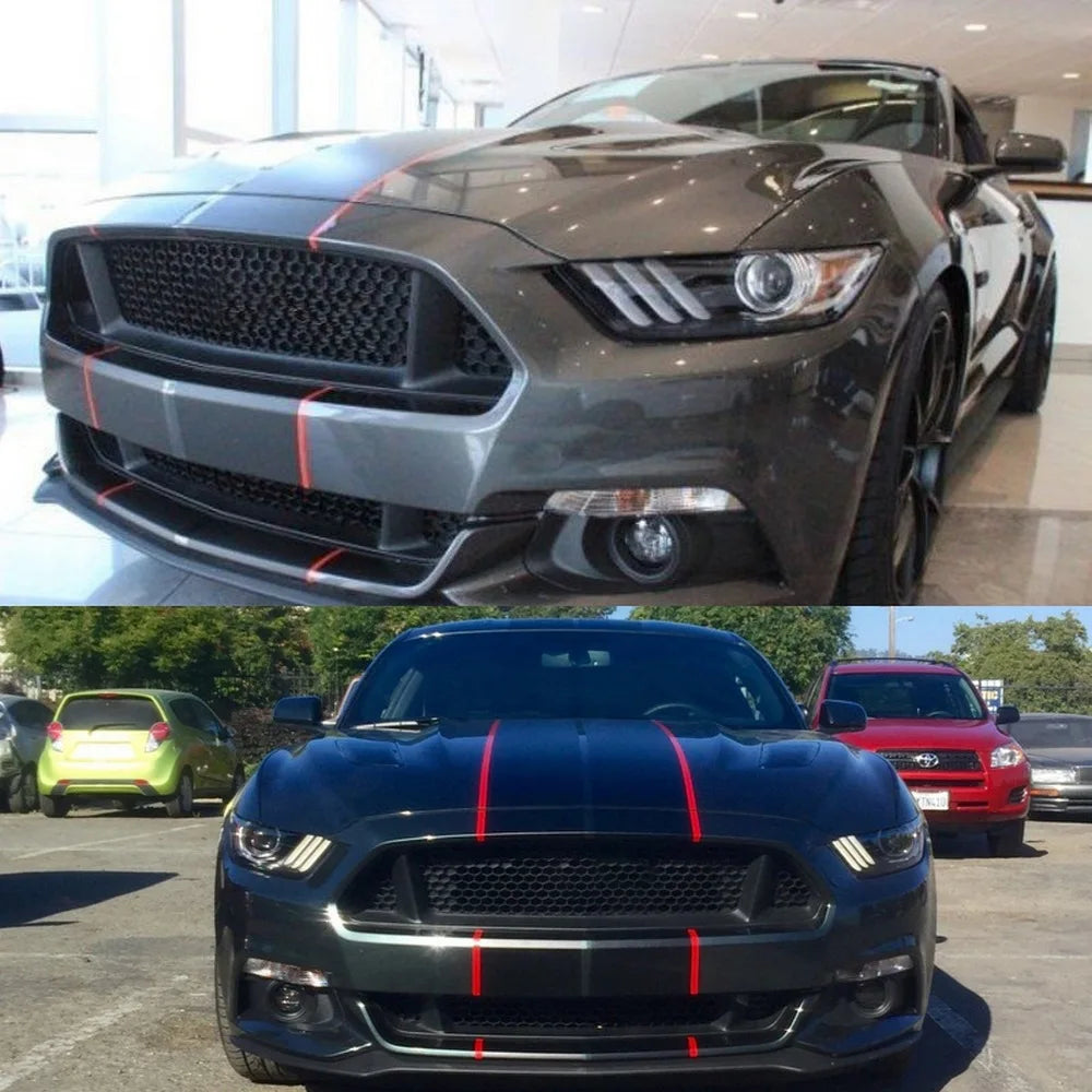 For Ford Mustang 2015-2018 3PCS Wrap Stickers Decals Body Kits