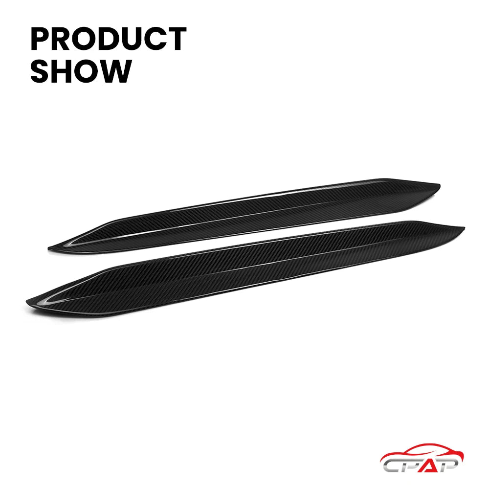 For BMW X6 G06 G60 Lci Real Dry Carbon Fiber Rear Window Inserts