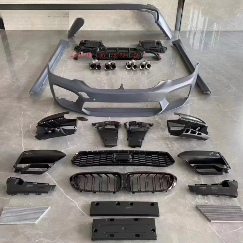 For G30 2018 M5 Style Body Hongsheng Front Bumper Rear Kit