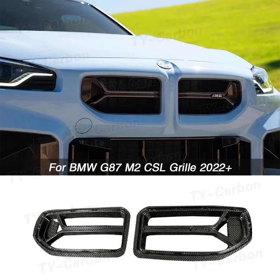 For BMW G87 M2 2022-2023 Coupe 2-door Real Dry Carbon Fiber
