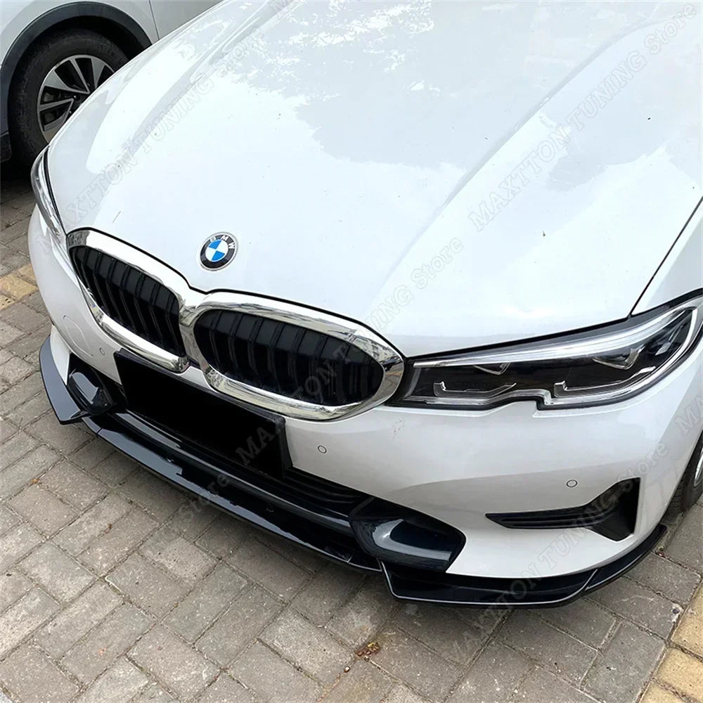 For BMW 3 Series G20 G21 Front Splitter v.2 pre-lci 3PCS Maxton
