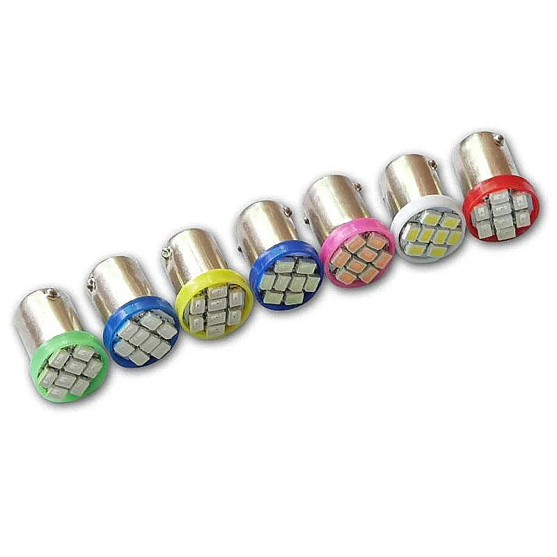 10PCS ba9s T11 T4W Bayonet Ac 6V 12V 1206