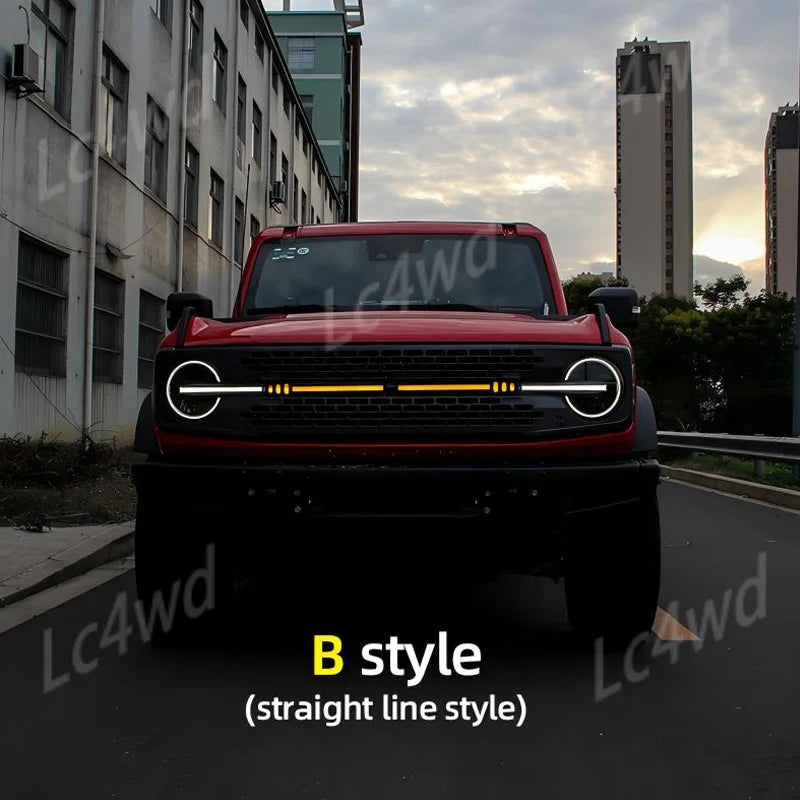 For Bronco 2021-2026 Exclude Sport lc4wd 4X4 Exterior Grille