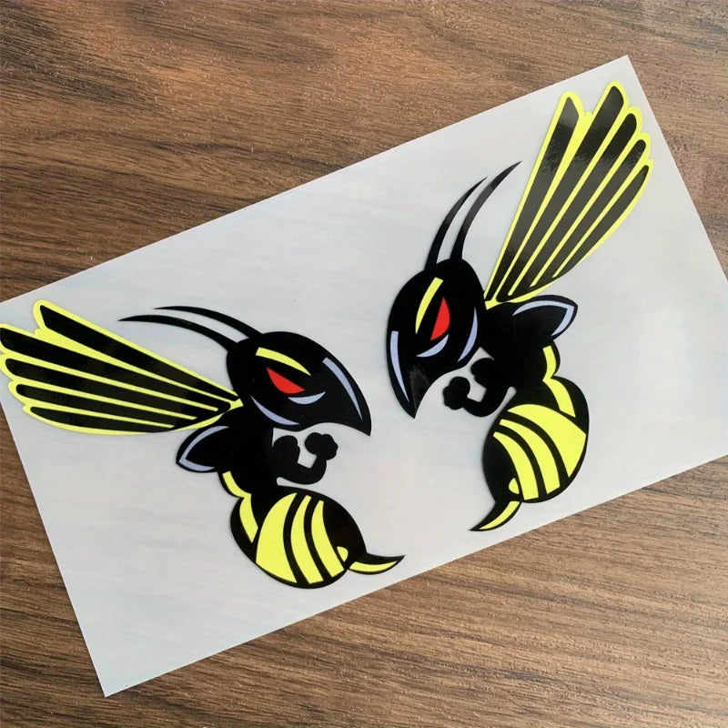 Reflective Vinyl Bumblebee Decal Creative Design Cars