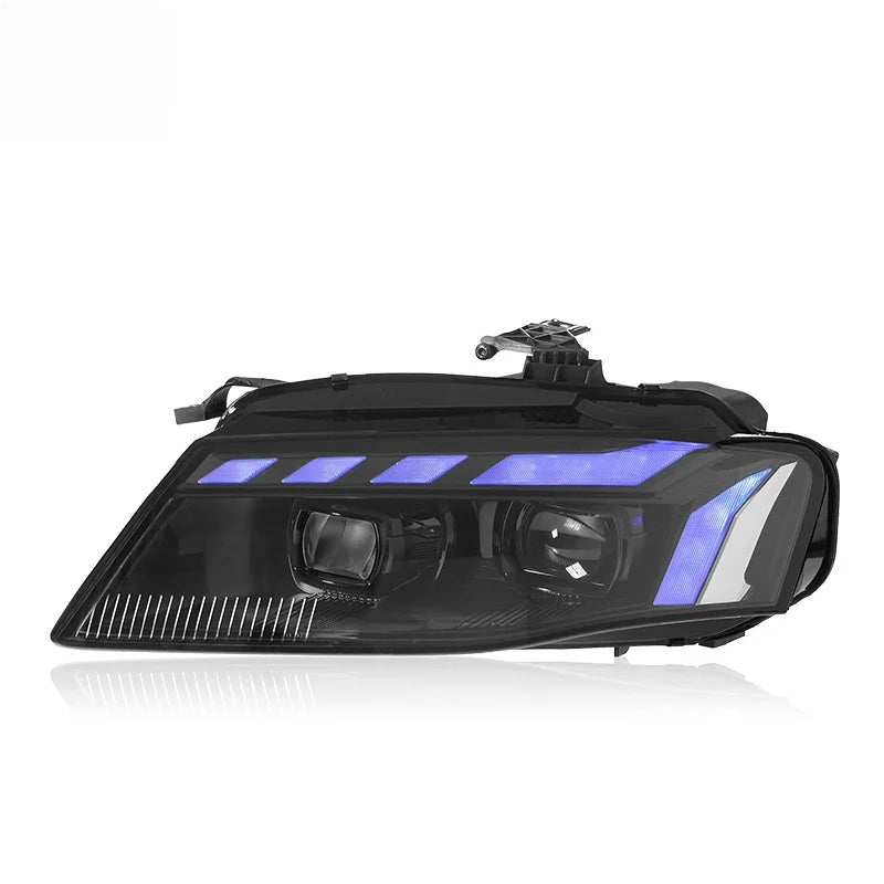 Audi A4 Headlight Assemblies 2009-2012 Daytime Running Glowing