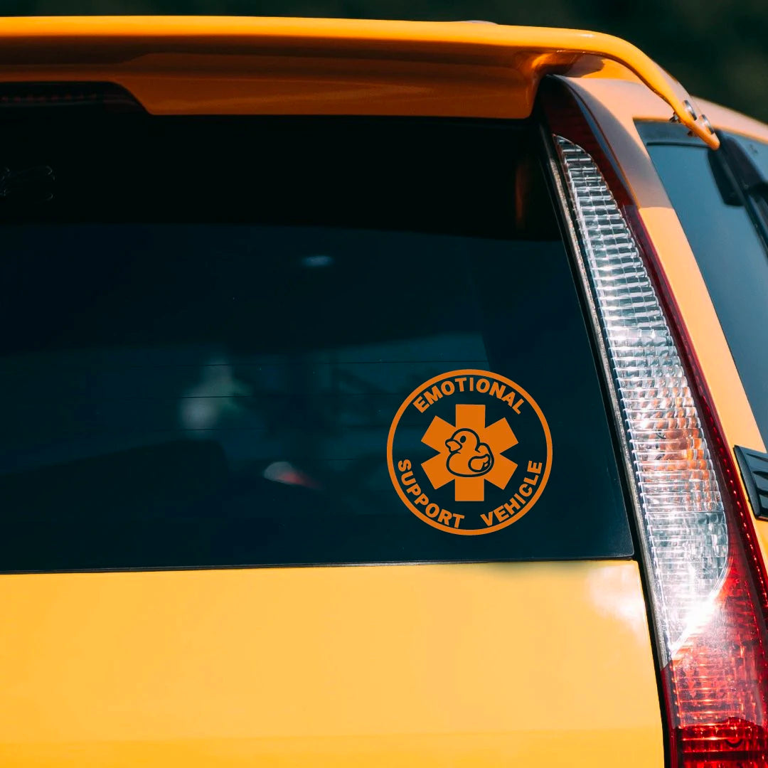 For Your Off-Road Adventures - Sticker Emotional Support Duck