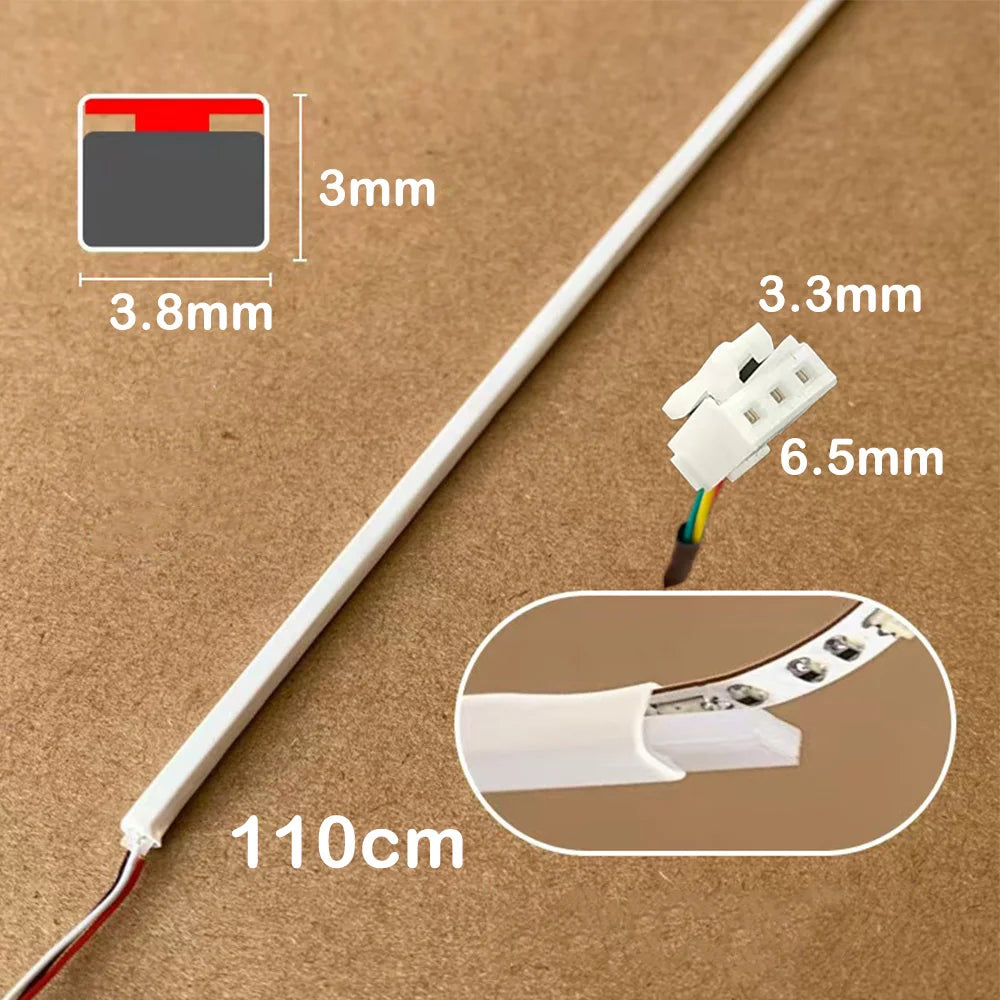 Circular Strip Ambient Lighting y-shaped Wire Horn Rings Control