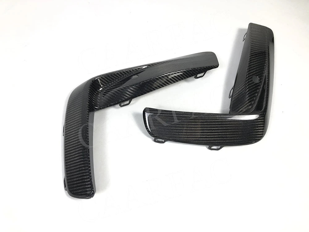 For BMW M8 F91 F92 F93 Dry Carbon Fiber Front Bumper Grille