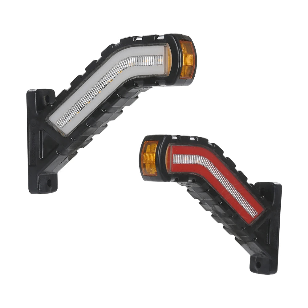 2PCS 12-24v Side Marker Warning Rear Tail External Trailer