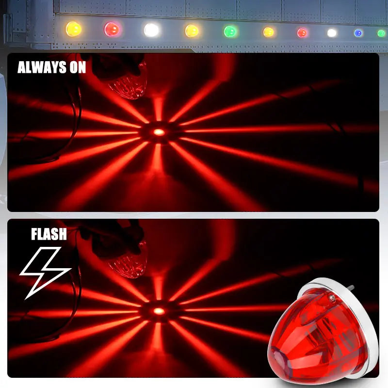 12V 24V Cab Roof Side Signal Indicator Truck Rear