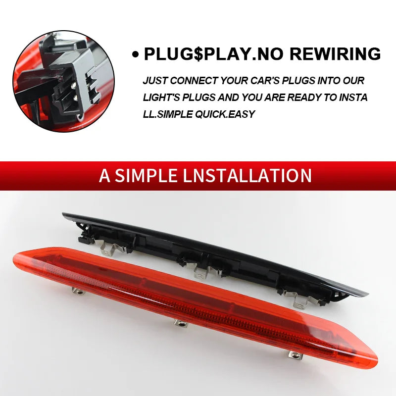 For VW Polo Iv MK4 9N 3RD Brake Taillights 12V Turn Signal Stop