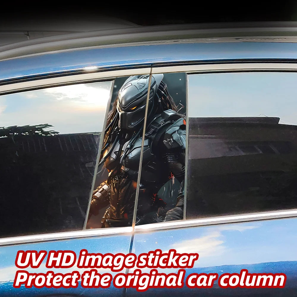Predator Stickers b-pillar Vinyl Decals Waterproof Center Pillar