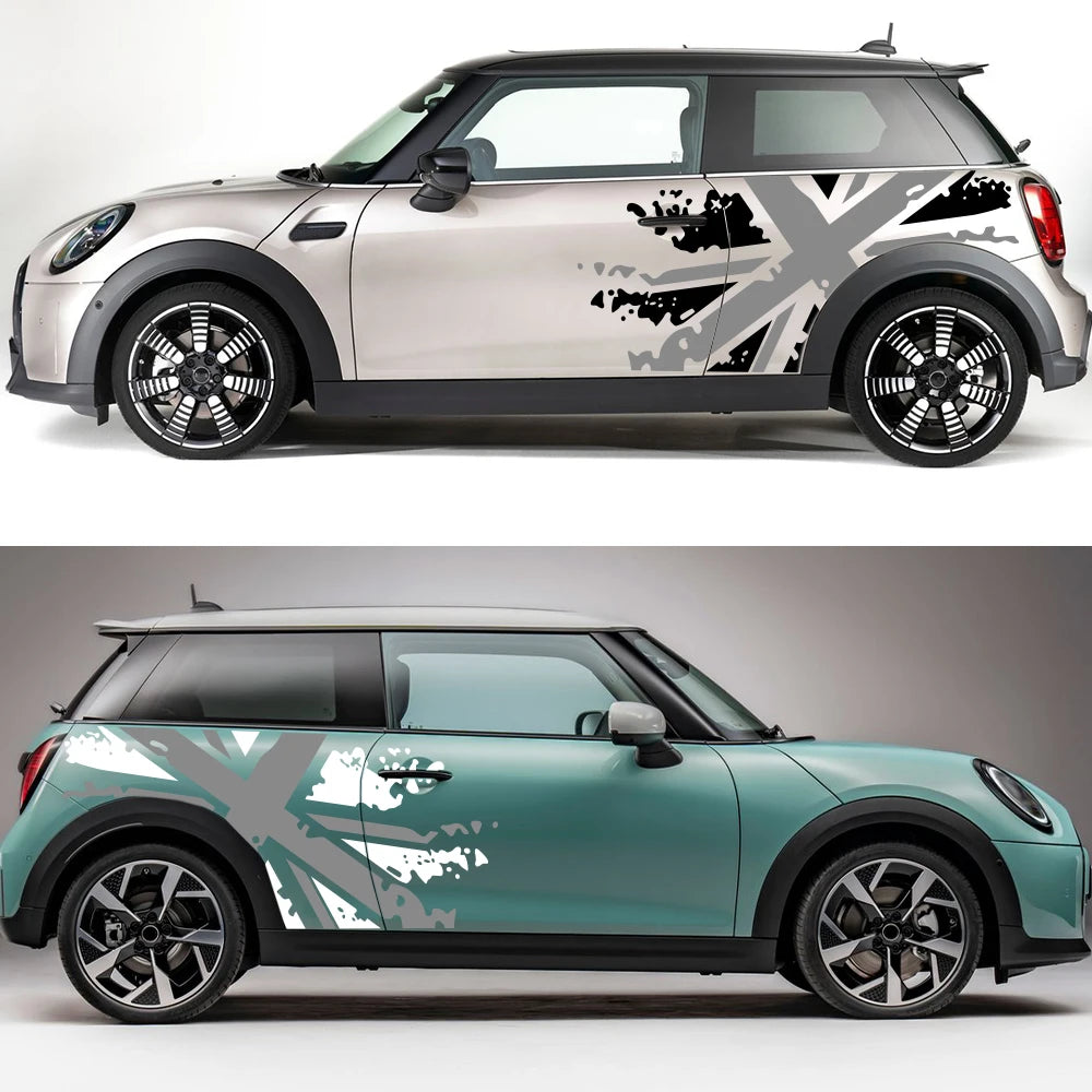 For MINI Cooper Jcw Countryman R60 2PCS Union Jack Door Side