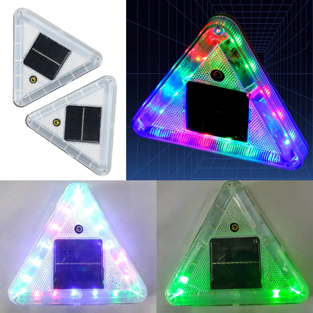 Truck Trailer Touch Solar Warning Lithium Battery Wireless