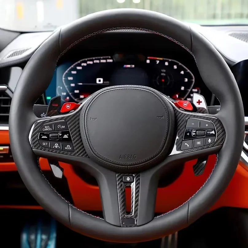 For BMW Steering Wheel Modification 5 Series Carbon Fiber Color