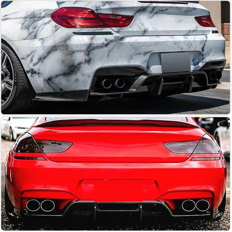 For BMW 6 Series F06 F12 Rear Bumper Diffuser Lip Splitter F13