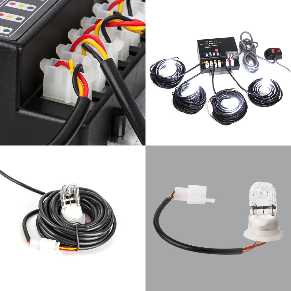 80W Hid Bulb In Hide A Way Emergency Warning
