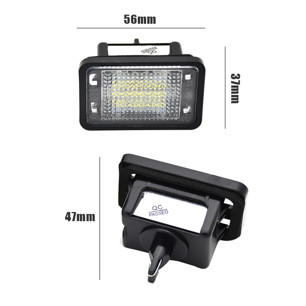 For Benz Glk X204 2008-2012 Pre-facelift 2PCS License Number