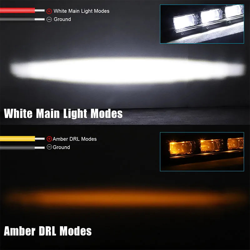 30W Dual Color 6D Lens Inch Ultra Slim Driving
