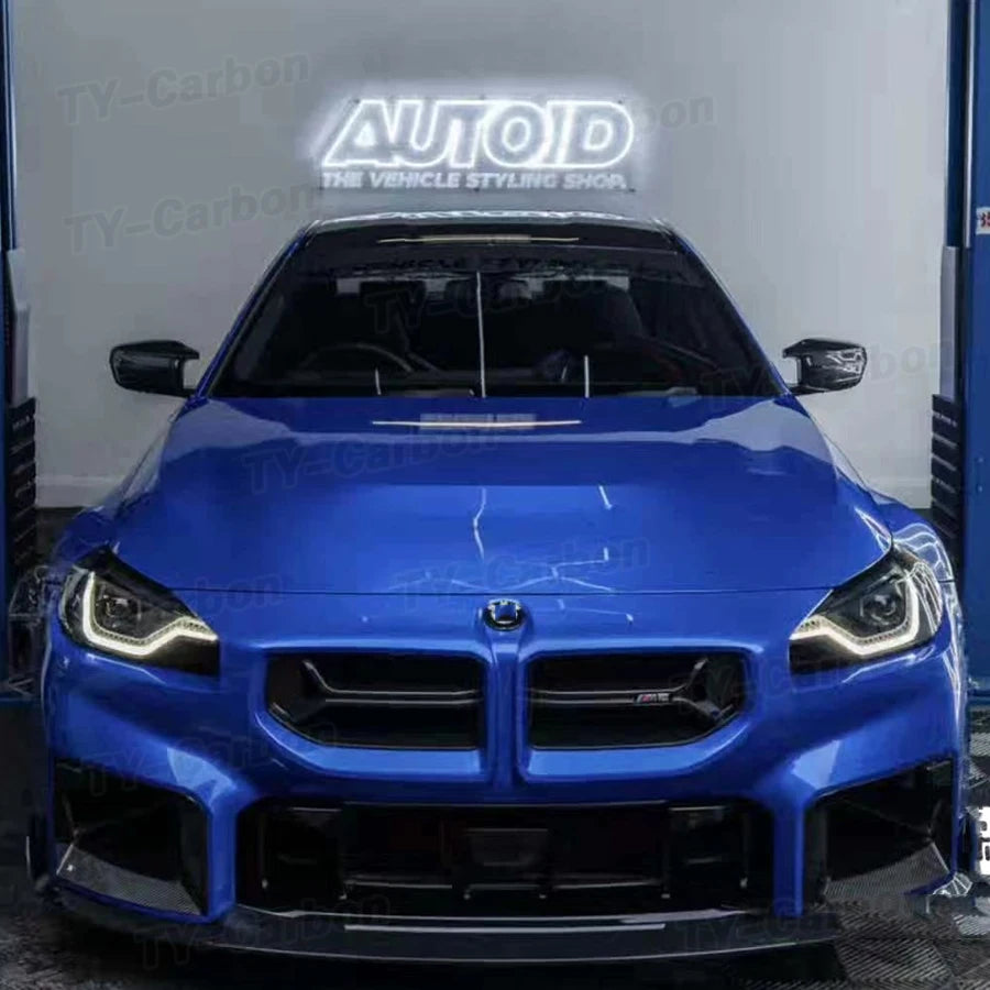 For BMW G87 M2 2022-2023 Coupe 2-door Real Dry Carbon Fiber