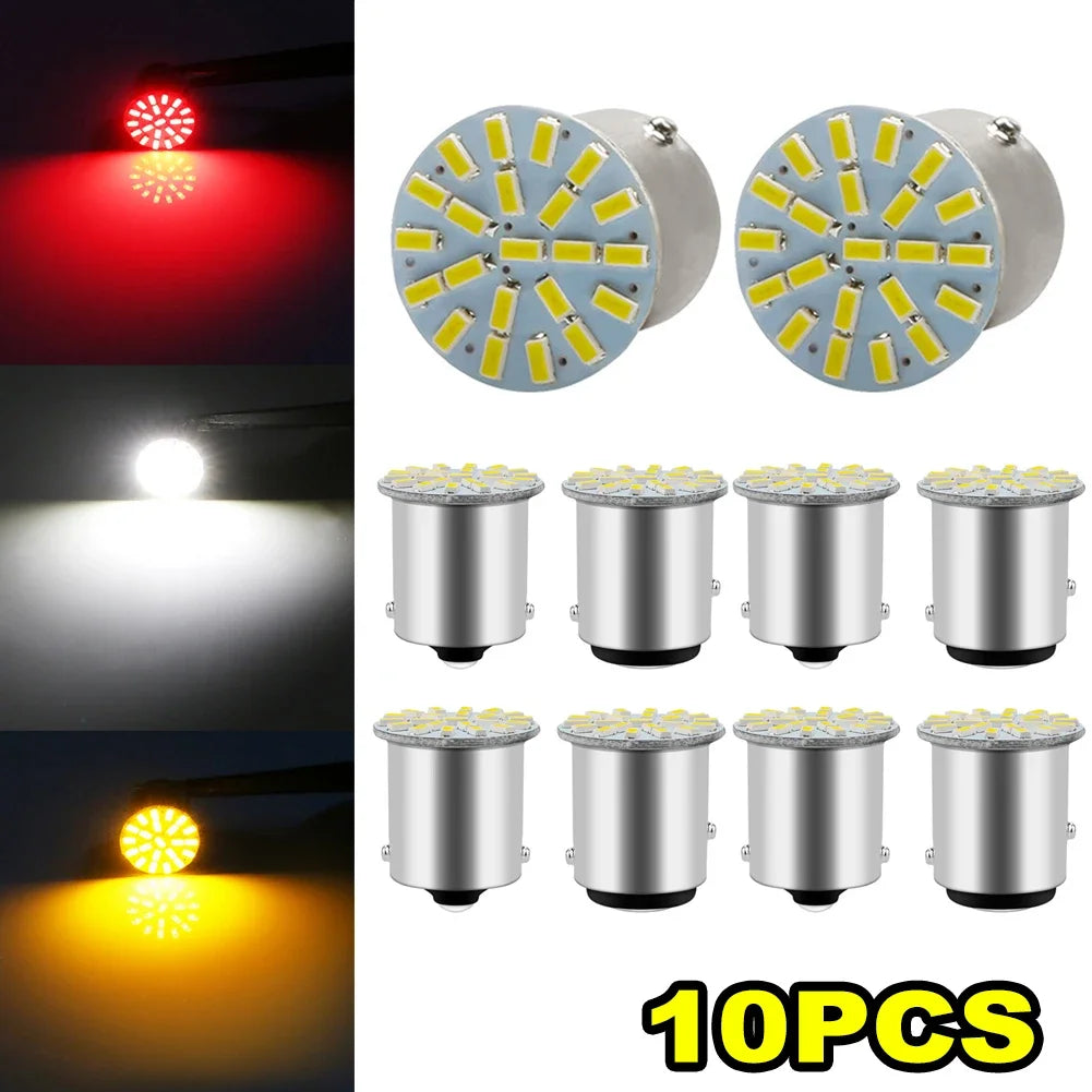 Bulbs Turn Signal 12V 7000K White Reverse Backup Parking
