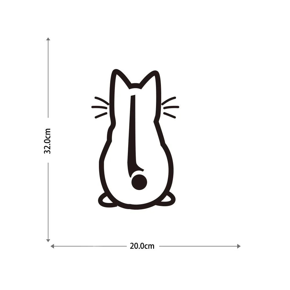 Kitty Cat Stickers Personalized Ecorative Windshield Wiper Cute