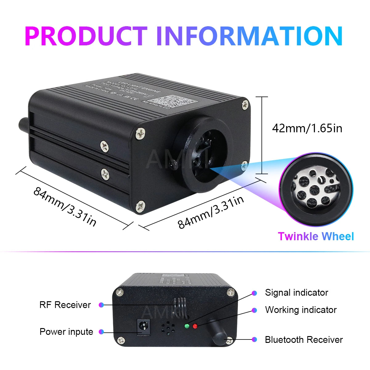 16W Rgbw Twinkle Starry Sky Star Ceiling Smart APP