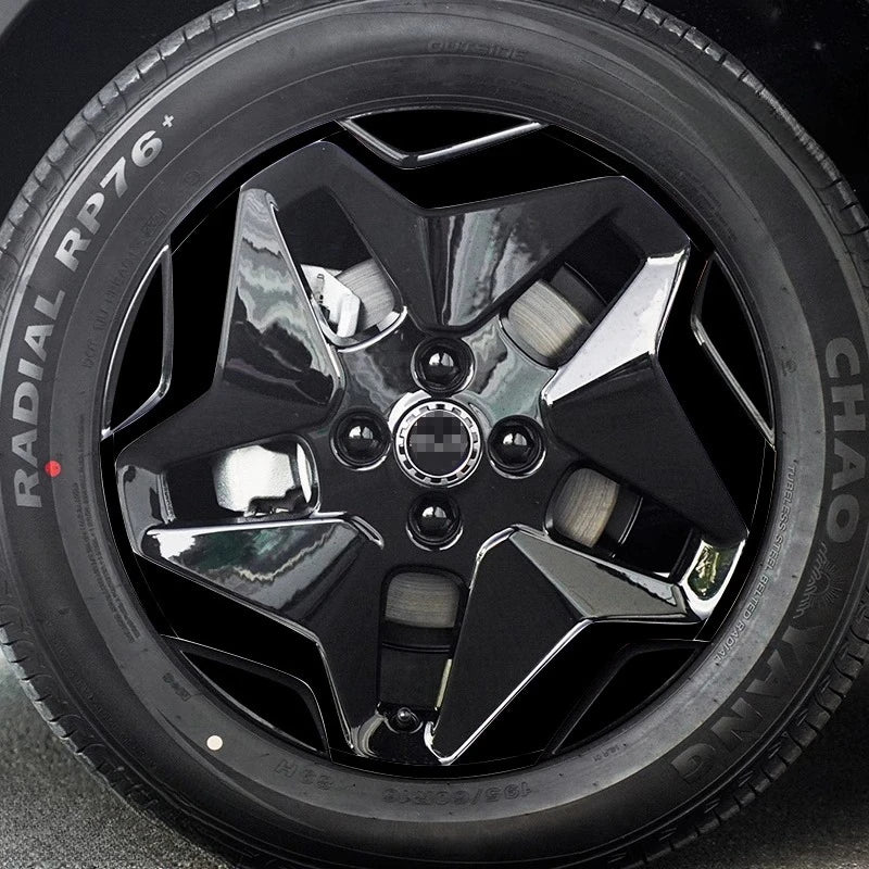 For BYD Dolphin Contour-Cut Wheel Decals Rainbow Laser