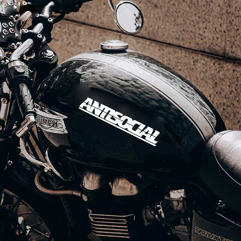 For Rear Window Auto Front Windshield 1PC Antisocial Letter