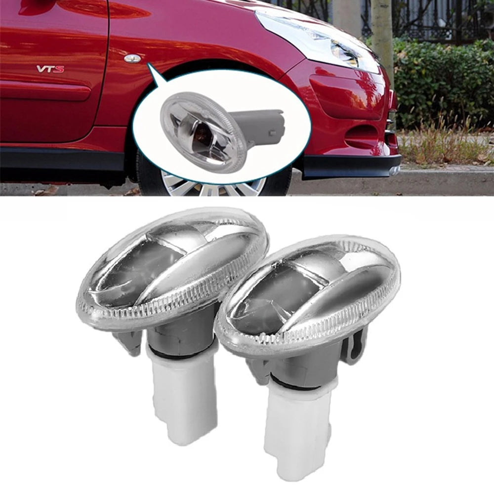 For Peugeot 206 207 307 407 2PCS Side Steering Indicator