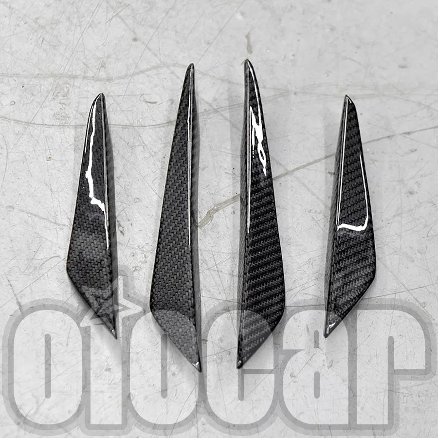 For BMW F91 F92 F93 M8 Oiomotors Dry Carbon Front Bumper Side