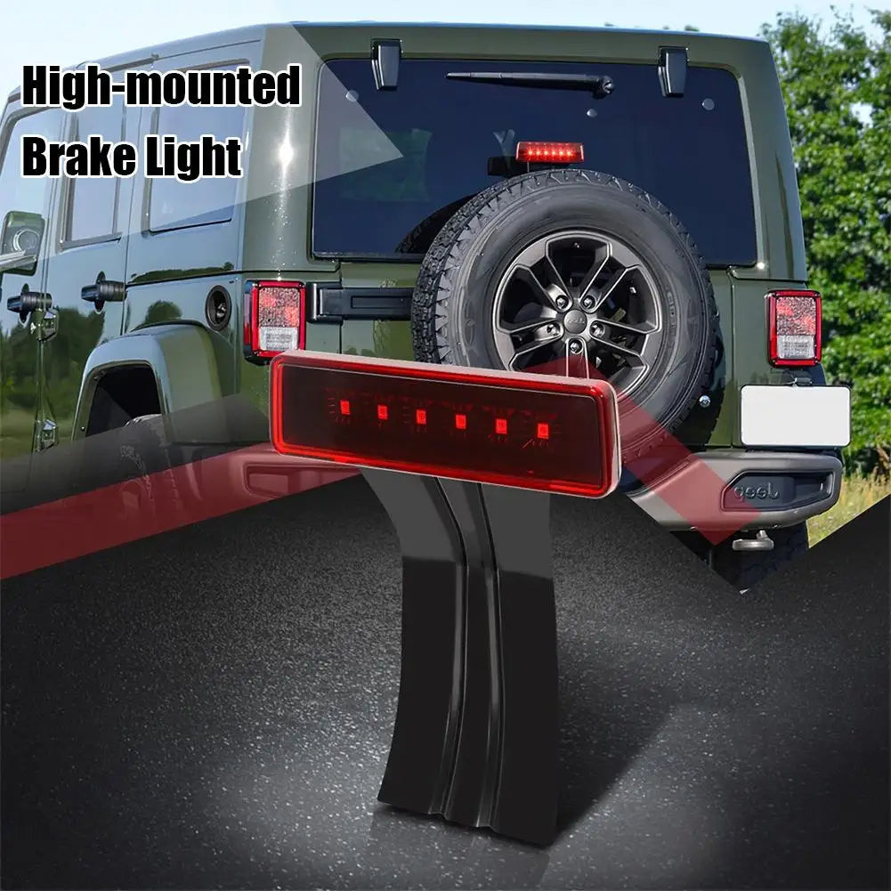 Red Third Brake Truck Mount Stop Warning Automobile External