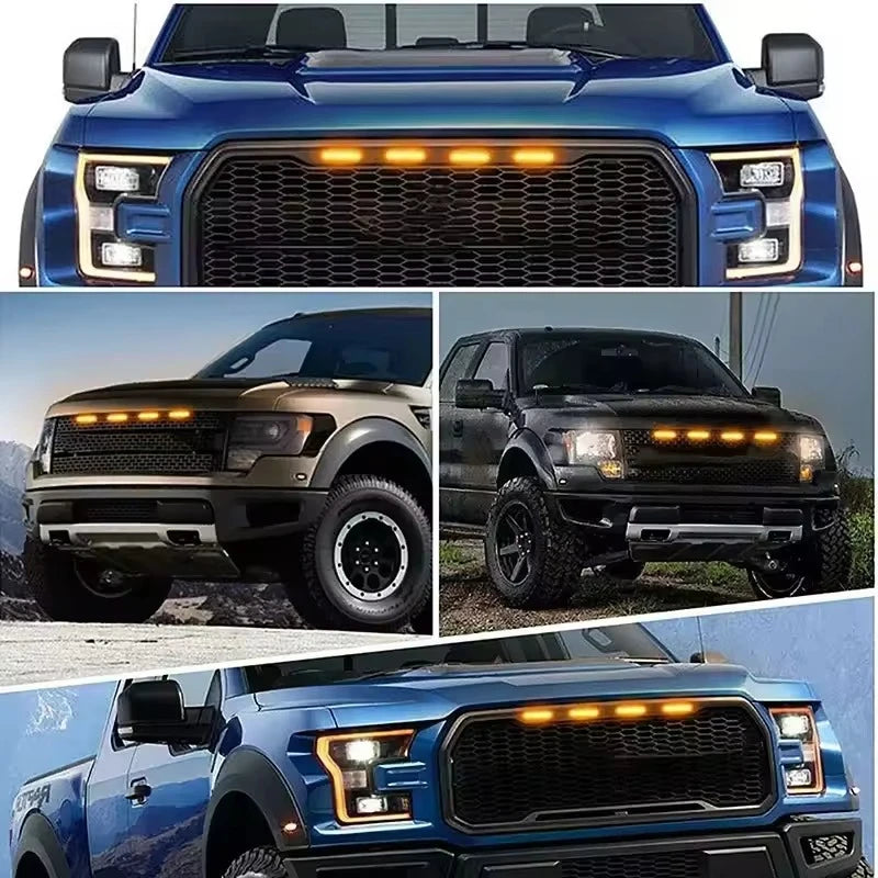 For Off Road Trunk Front Amber White Grille Harness Eagle Eye
