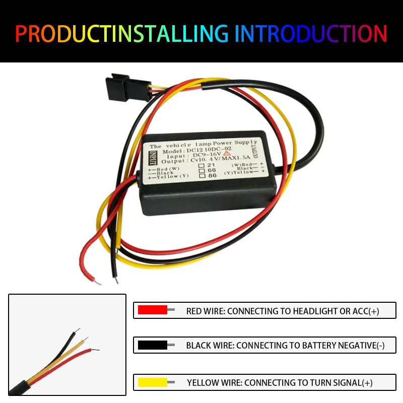12V Flexible Strip Drl Waterproof Daytime Running Sequential Flow